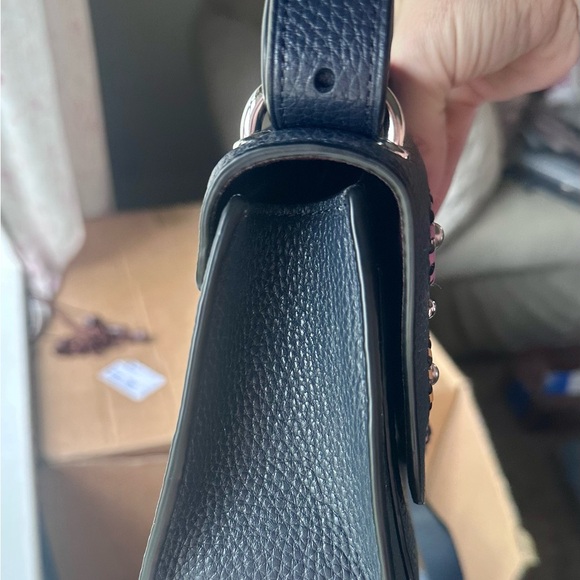 Coach Remi Saddle Bag with Whipstitch Appliqué - Picture 5 of 7